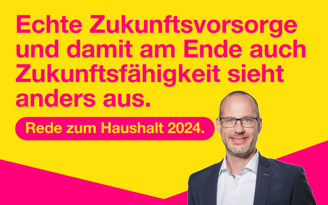 FDP Eslohe Rede zum Haushalt 2024 Thorsten Beuchel
