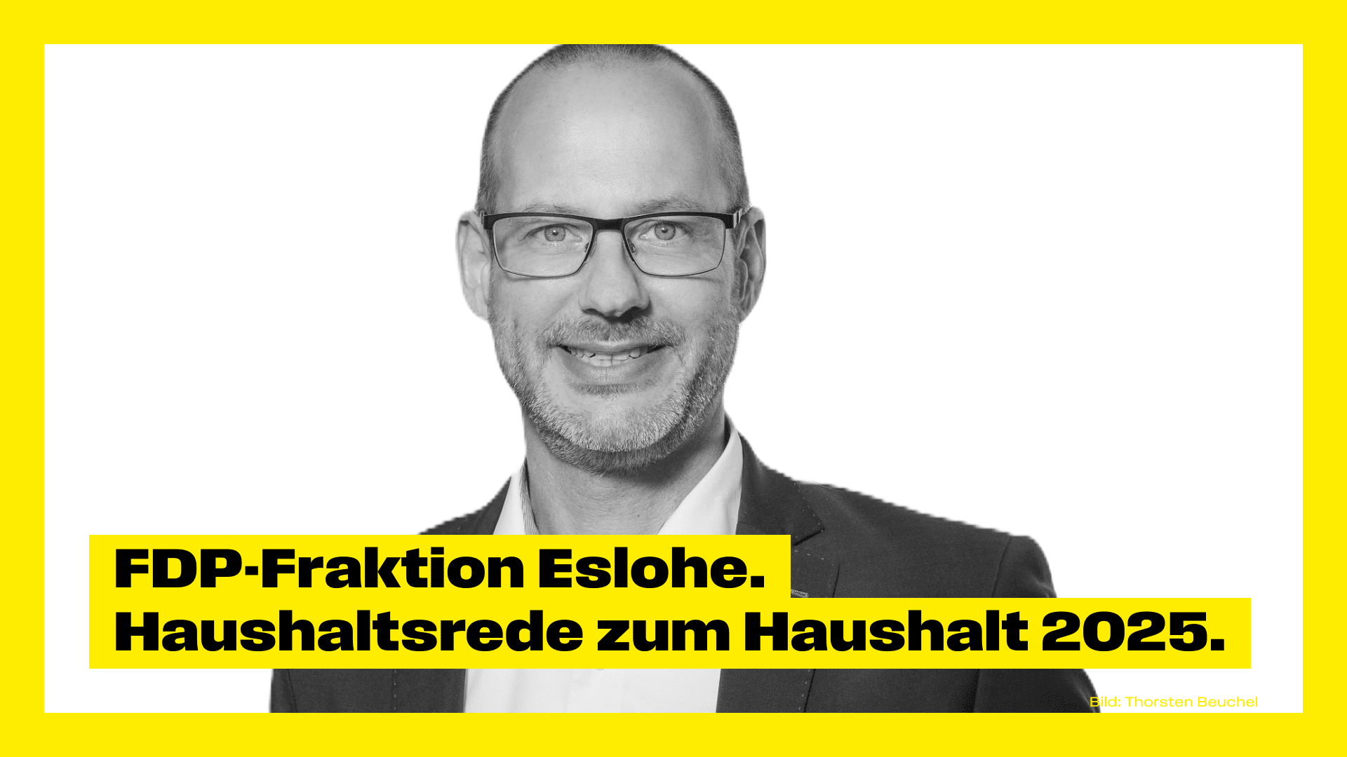 Thorsten Beuchel, Vorsitzender der FDP-Fraktion im Rat der Gemeinde Eslohe.